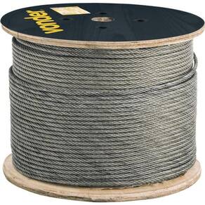 Cabo De Aço Af 1/2" Alma De Fibra 6x19s Galv 100m Vonder