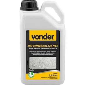 Impermeabilizante água 3,6 Litros Vonder
