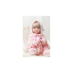 Bebê Reborn Hora Do Banho Loira 100% Silicone Rosa Bebê
