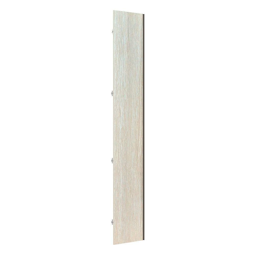 Porta para Roupeiro Closet Canto Individual 40cm Puxador Perfil Champagne Luciane Móveis