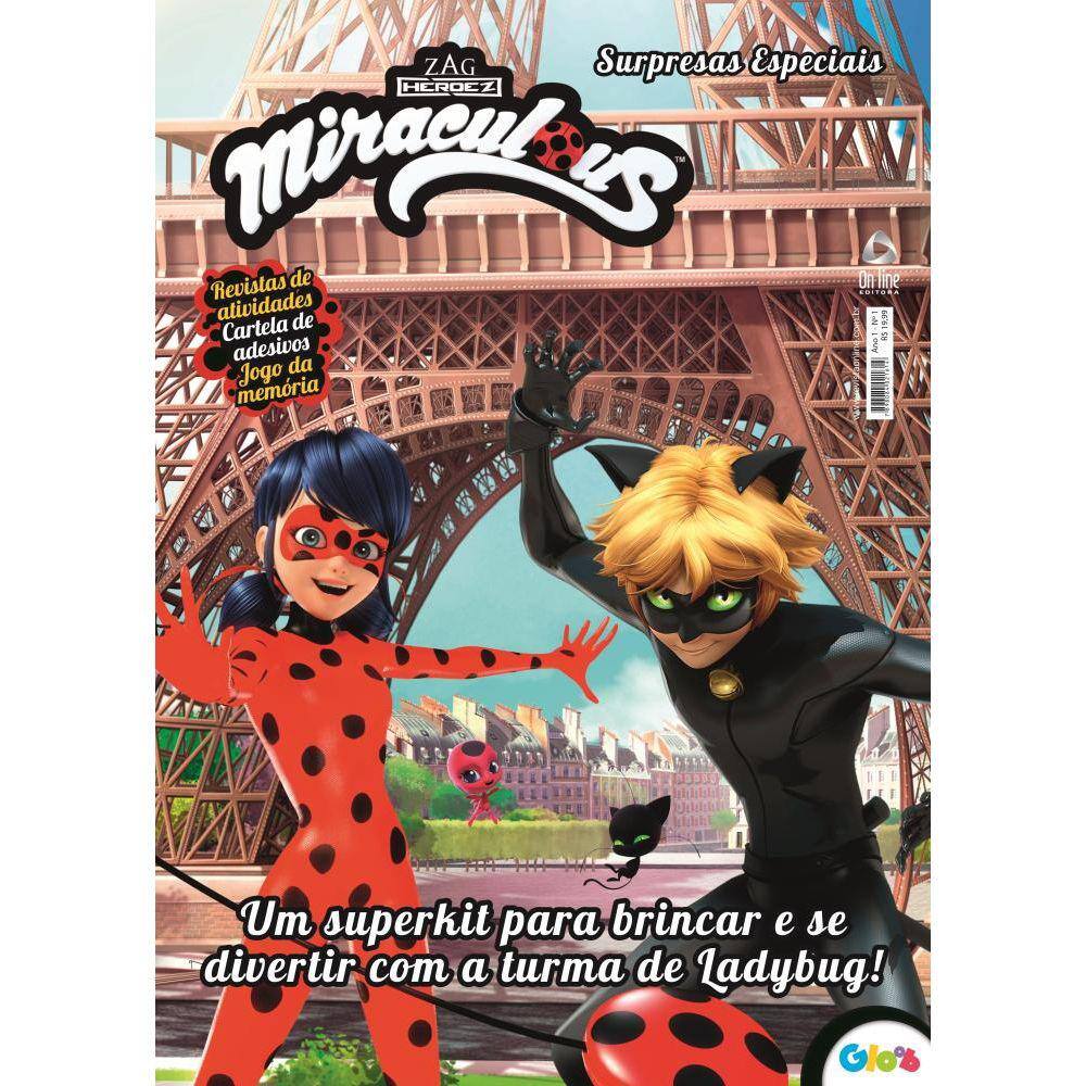 Ladybug - Livro de jogos especial -Dominó: Prepare-se para uma partida ao  lado desta turma de heróis!