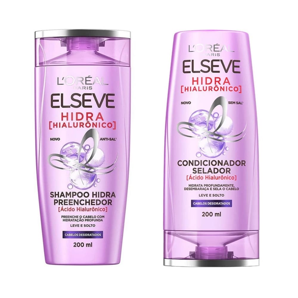 Kit Elseve Hidra Hialuronico Shampoo + Condicionador 200ml