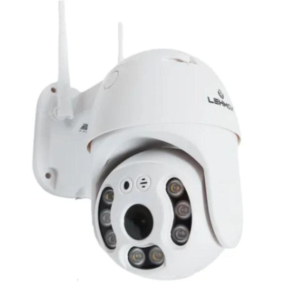 Camera Ip 2 Antenas Wifi Led Infra-Visao Noturna