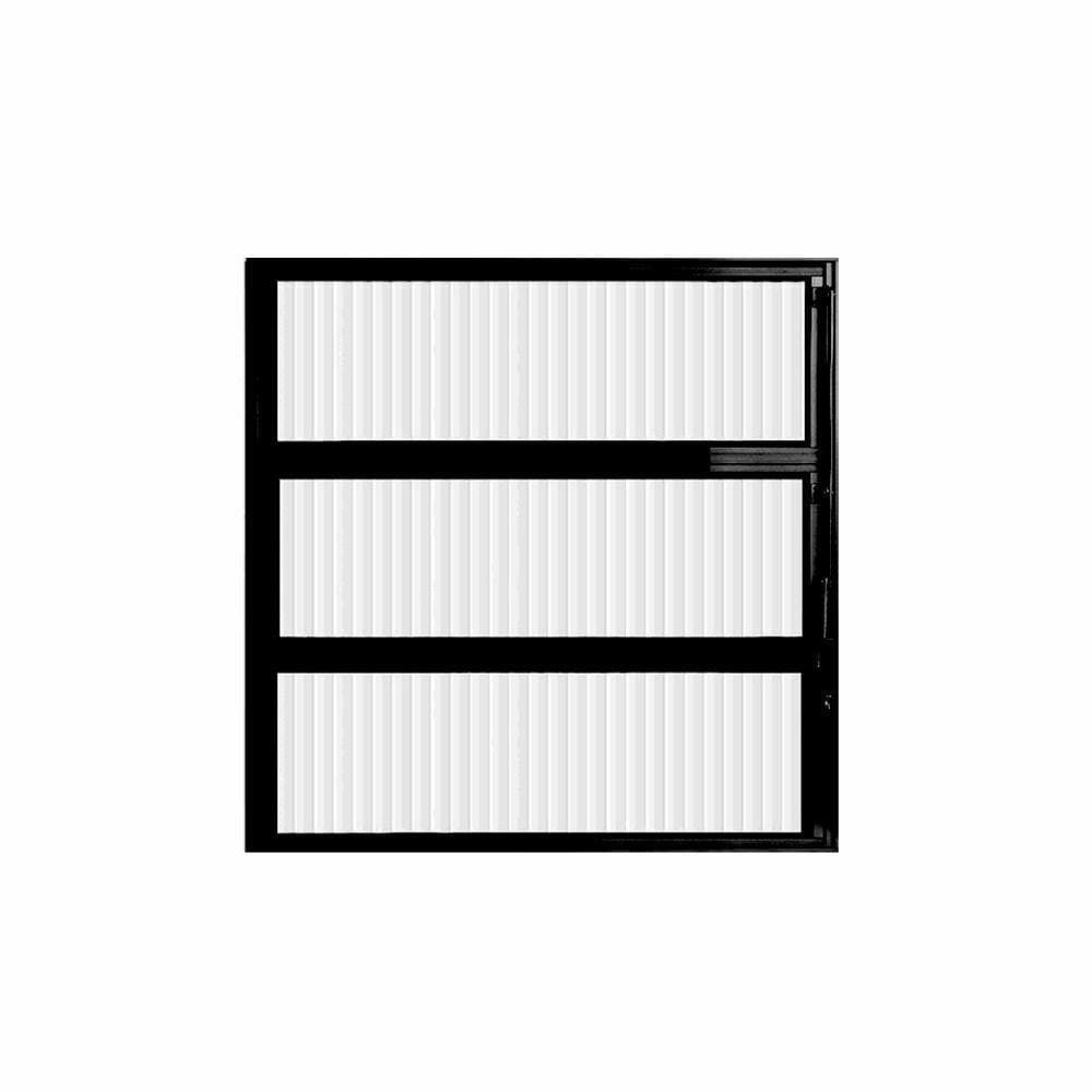 Vitro Basculante Alumínio Preto 60 (A) x 60 (L) - Hale