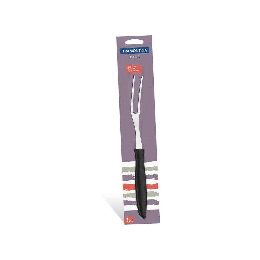 Garfo Trinchante Plenus Preto Lamina De Aco Inox E Cabo De Polipropileno Tramontina