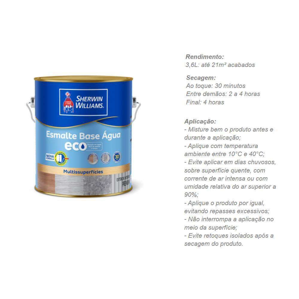 Esmalte Base Agua Sherwin Williams Ficha Tecnica | Pontofrio