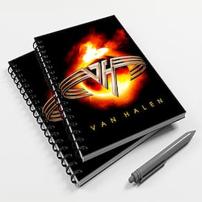Caderno Universitário 96 fls Rock Van Halen