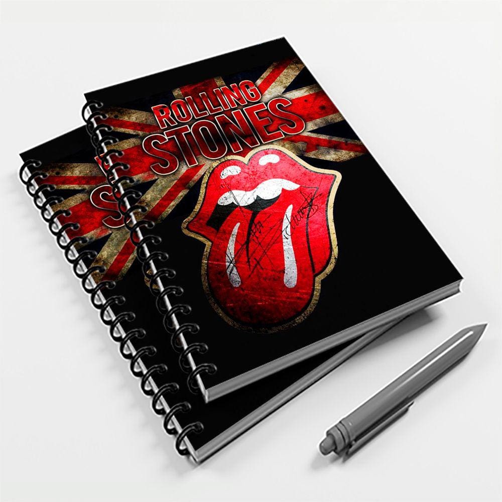 Caderno Universitário 96 fls Rock Rolling Stones