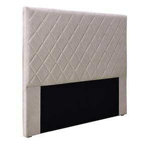 Cabeceira King Size 1,95m Givenchy Linho Areia - Gran Belo