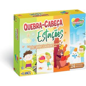 Quebra-cabeça Infantil Puzzle 260 Peças Paisagem De Inverno