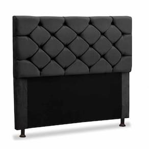 Cabeceira Js Caribe 90 Cm Solteiro Chumbo