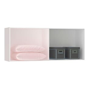 Maleiro Closet sem Porta Ponte Queen 165cm 2 Divisórias Prime Luciane Móveis