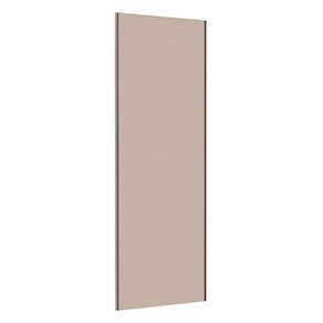 Porta de Correr Closet 80cm com Puxador Perfil Champagne sem Kit Ferragem Prime Luciane Móveis