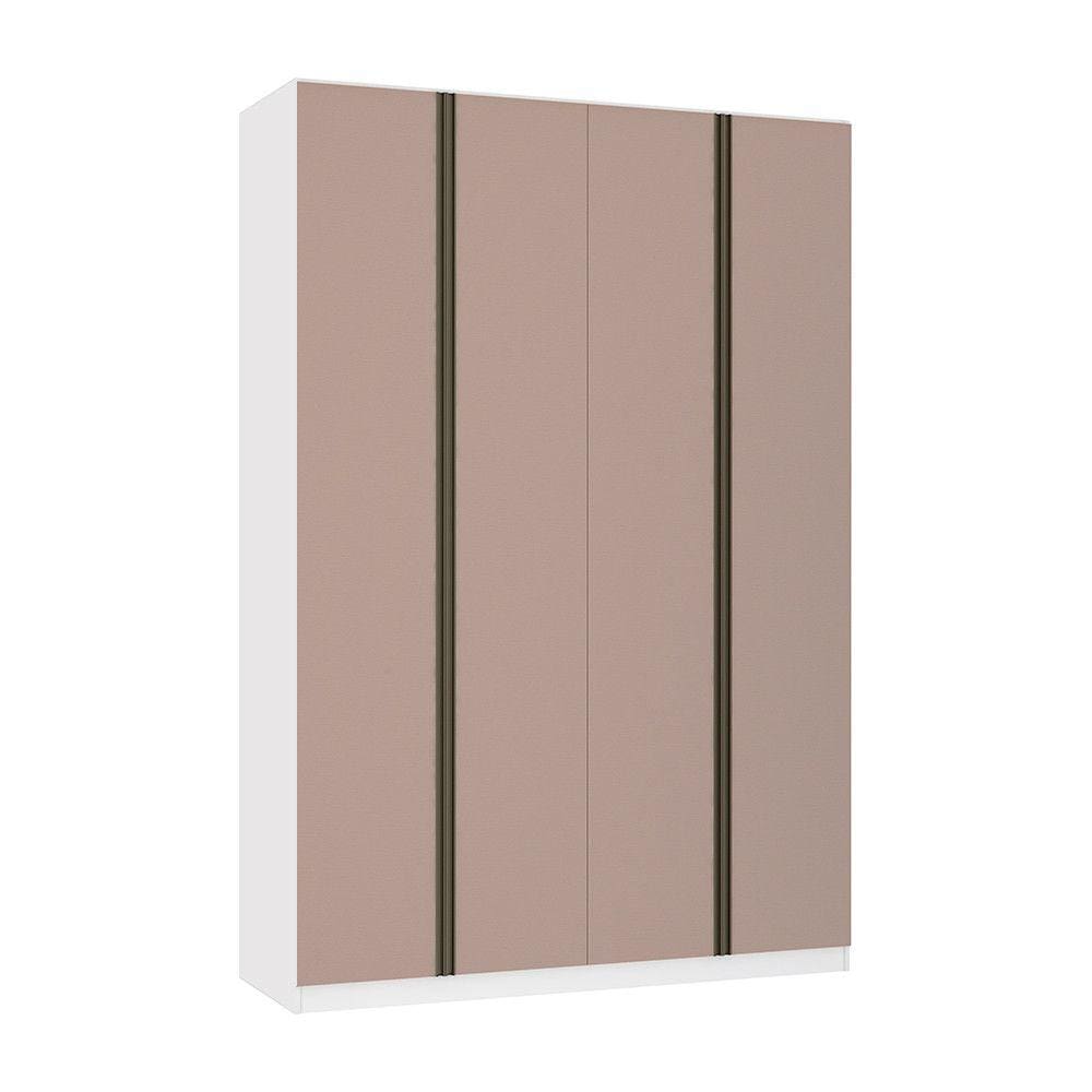 Guarda Roupa 4 Portas 3 Gavetas 159,2 cm Prime Luciane Móveis