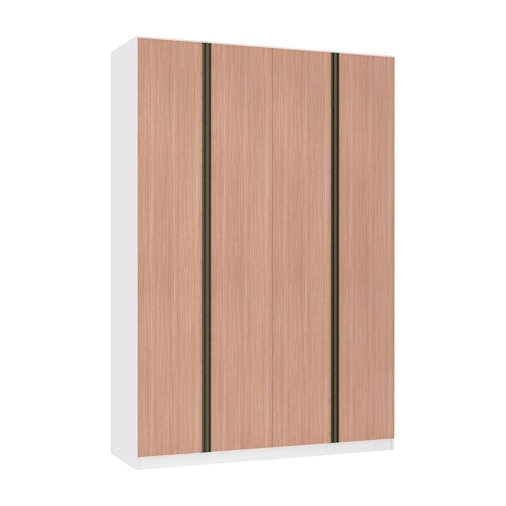 Guarda Roupa 4 Portas 3 Gavetas 159,2 cm Prime Luciane Móveis