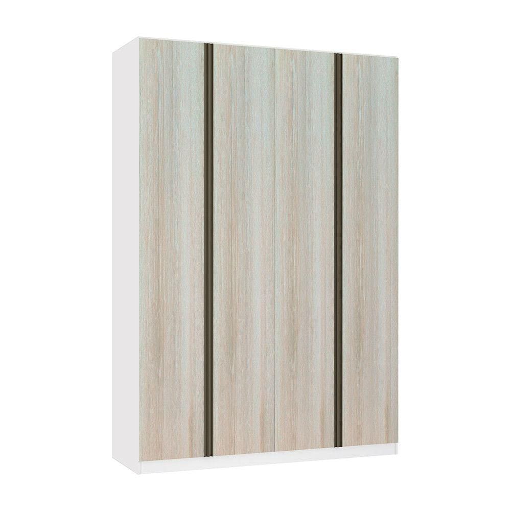 Guarda Roupa 4 Portas 3 Gavetas 159,2 cm Prime Luciane Móveis