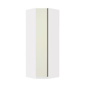 Guarda Roupa Modulado Canto Diagonal 1 Porta 6 Prateleiras 83cm Prime Luciane Móveis