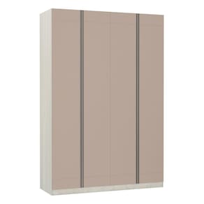 Guarda-Roupa Solteiro Luciane 4 Portas 3 Gavetas Prime Plus 160 cm