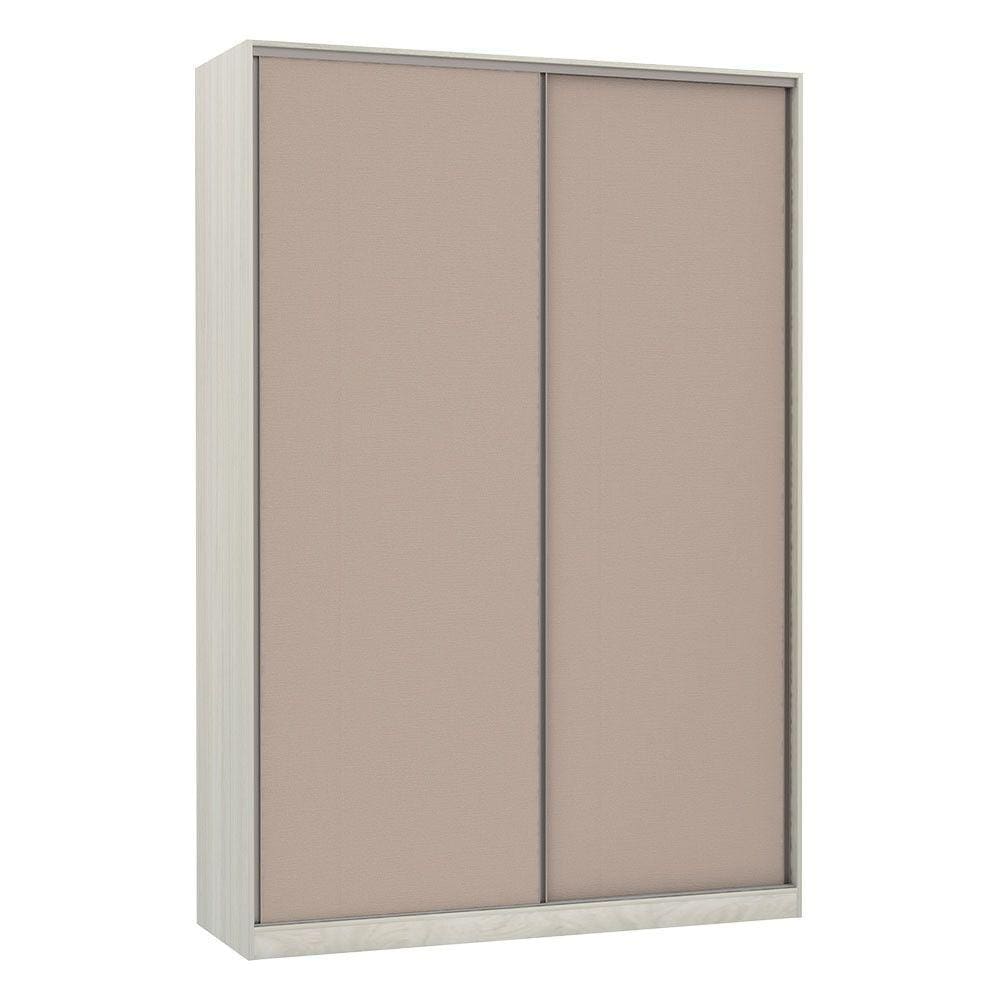 Guarda-Roupa Solteiro Luciane 2 Portas de Correr 3 Gavetas Prime Plus 160 cm
