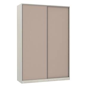 Guarda-Roupa Solteiro Luciane 2 Portas de Correr 3 Gavetas Prime Plus 160 cm