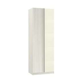 Guarda-Roupa Solteiro Luciane Canto Reto Direito e Esquerdo Prime Plus 1 Porta 80 cm