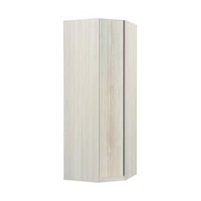 Guarda Roupa Modulado Canto Obliquo 1 Porta 1 Cabideiro 6 Prateleiras Prime Luciane Móveis