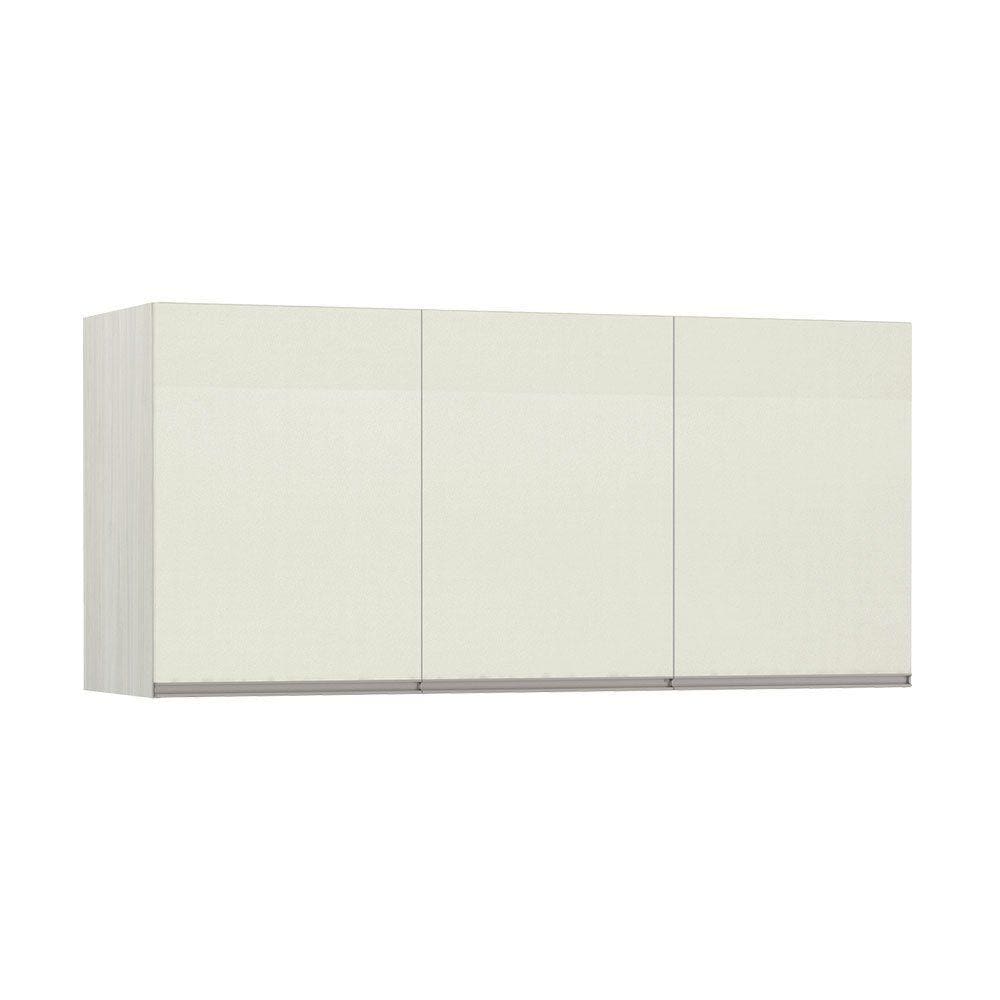 Maleiro Ponte Casal Luciane 3 Portas Prime Plus 145 cm