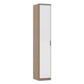 Guarda-Roupa Modulado Solteiro Luciane 1 Porta Alumínio com Espelho