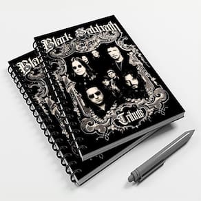 Caderno Universitário 200 fls 10 Mat. Rock Sblack Sabbath