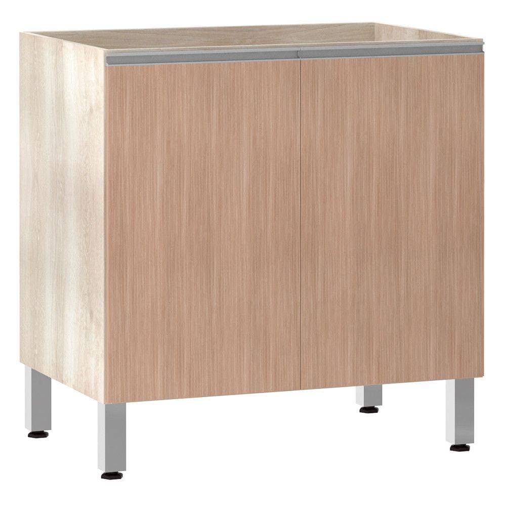 Balcão de Cozinha sem Tampo 80cm 2 Portas Lis Luciane Móveis