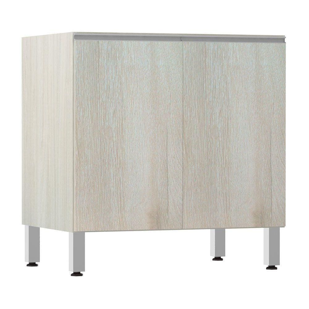 Balcão de Cozinha sem Tampo 80cm 2 Portas Lis Luciane Móveis