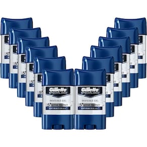 Kit 12 Desodorante Antitranspirante Gillette Specialized Antibacterial Gel 82g