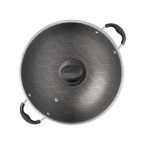 Wok Tramontina Paris Antiaderente Starflon Com Tampa De Vid