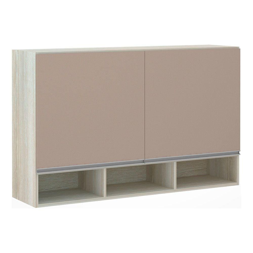 Armário Luciane 120cm 2 Portas com Nicho Lis