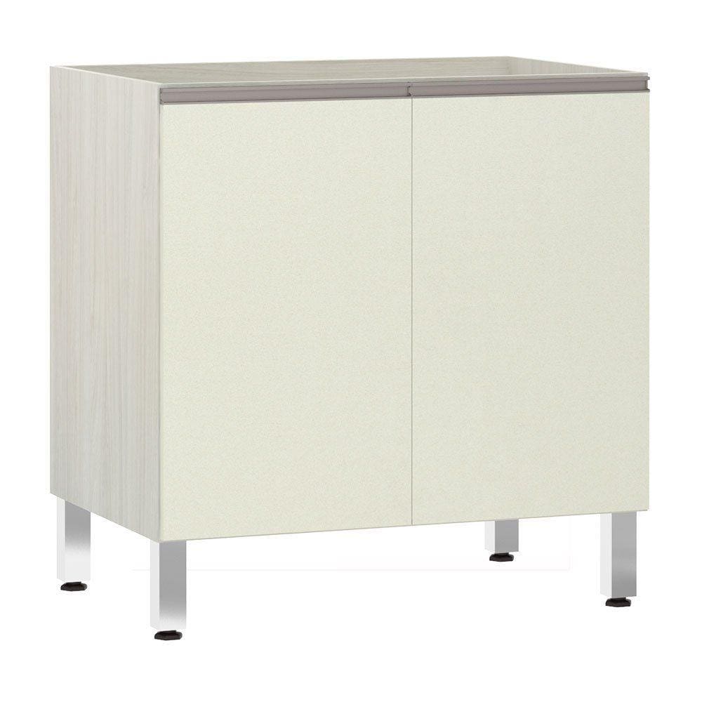 Balcão de Cozinha sem Tampo 80cm 2 Portas Luci Luciane Móveis