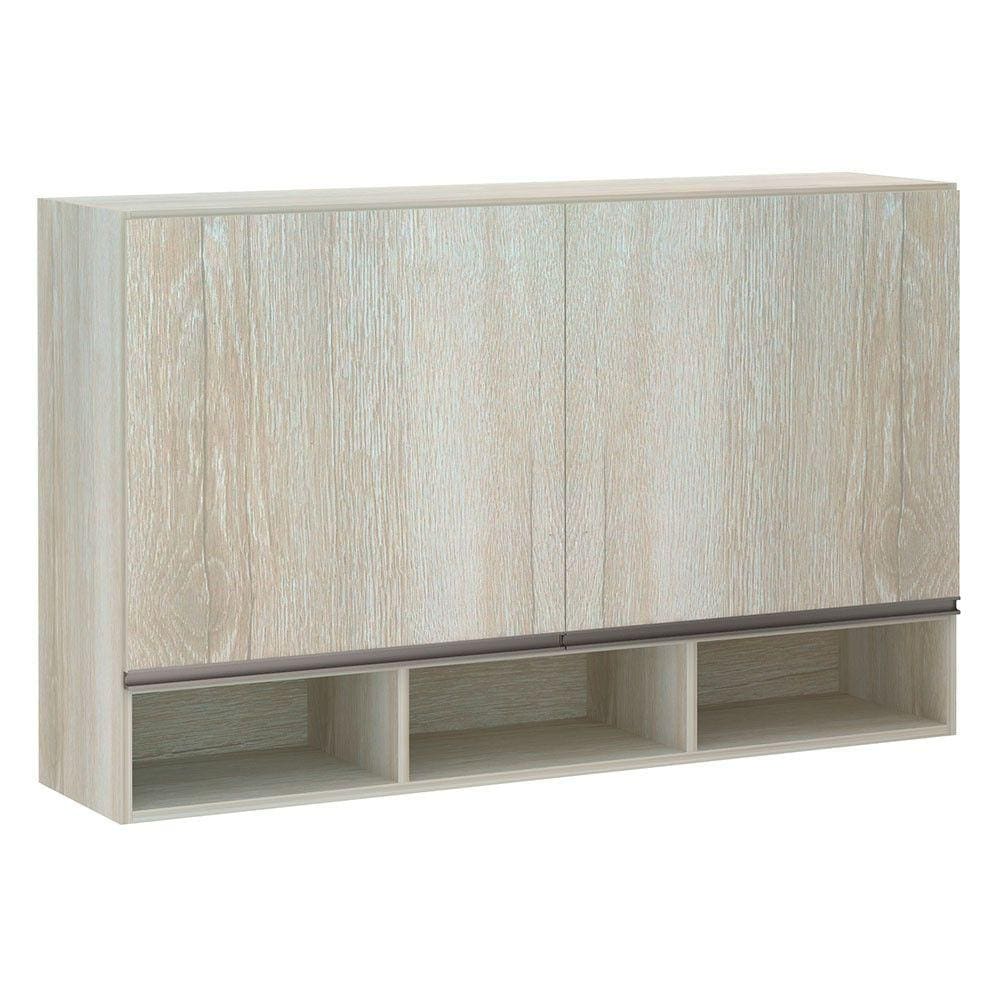 Armário Luciane 120cm 2 Portas com Nicho Luci