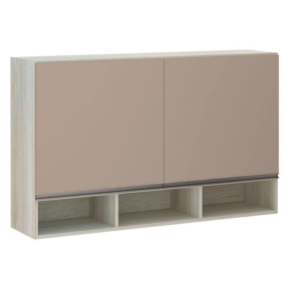 Armário Luciane 120cm 2 Portas com Nicho Luci