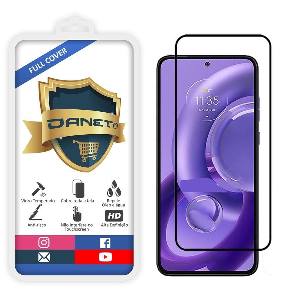 Película Vidro Temperado 3d Para Moto Edge 30 Neo Full Cover
