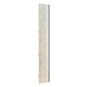 Porta para Roupeiro Closet Canto Diagonal Individual 40cm Puxador Perfil Inox Luciane Móveis