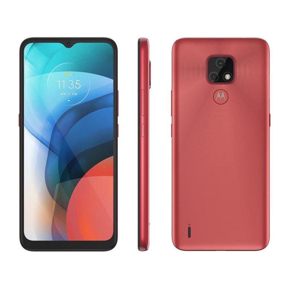 Smartphone Motorola Moto E7 XT2095 4G 64GB Câmera Traseira Dupla Processador Octa-Core ANATEL!