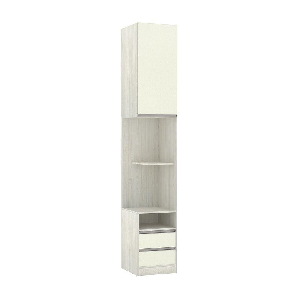 Mesa de Cabeceira Direito 1 Porta 2 Gavetas Prime Plus Luciane