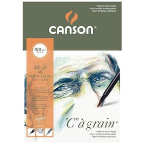 Bloco C à Grain A5 180 g/m Grão Fino Canson C400060609