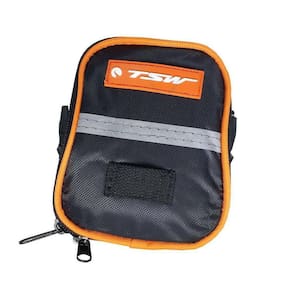 Bolsa De Selim Bicicleta 3,5 Litros Nylon Modelo 03 com Faixa Refletora Resistente à Água Ciclismo Tsw