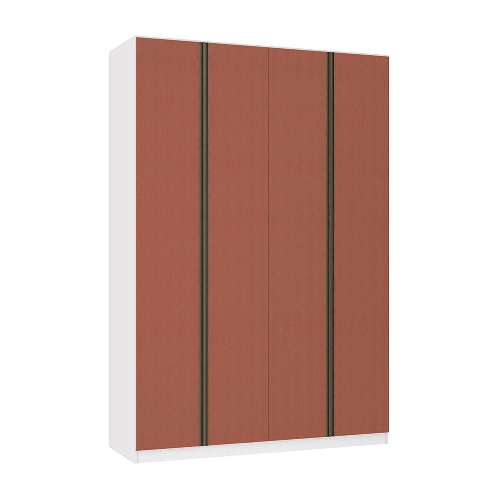 Guarda Roupa 4 Portas 3 Gavetas 159,2 cm Prime Luciane Móveis