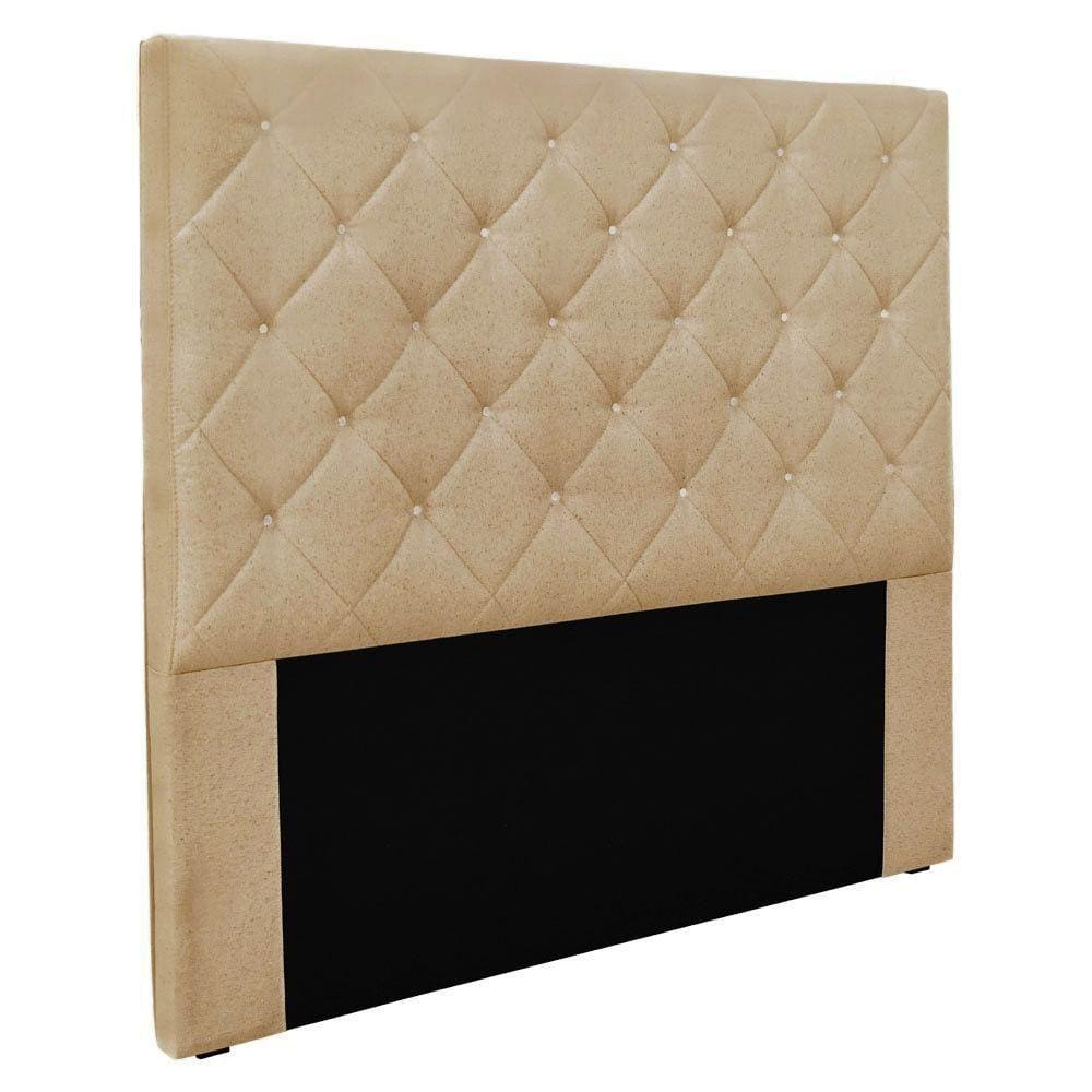 Cabeceira Queen 1,60M Tânia Linho Dourado - Pallazio