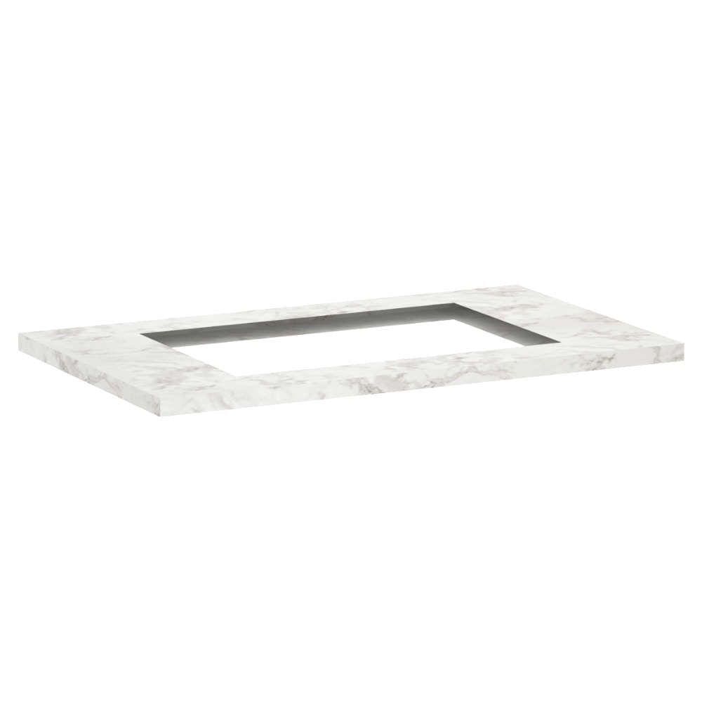 Tampo 80cm com Furo para Cooktop 4 Bocas 50cm X 35cm e Pré Furo Cooktop 5 Bocas 60cm x 35cm Luciane