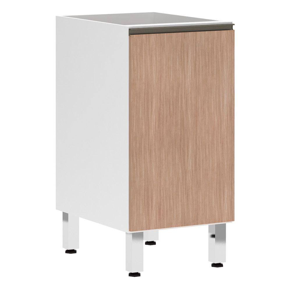 Balcão de Cozinha sem Tampo 40cm 1 Porta Pérola Luciane Móveis