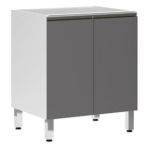 Balcão de Cozinha sem Tampo 70cm 2 Portas Pérola Luciane Móveis