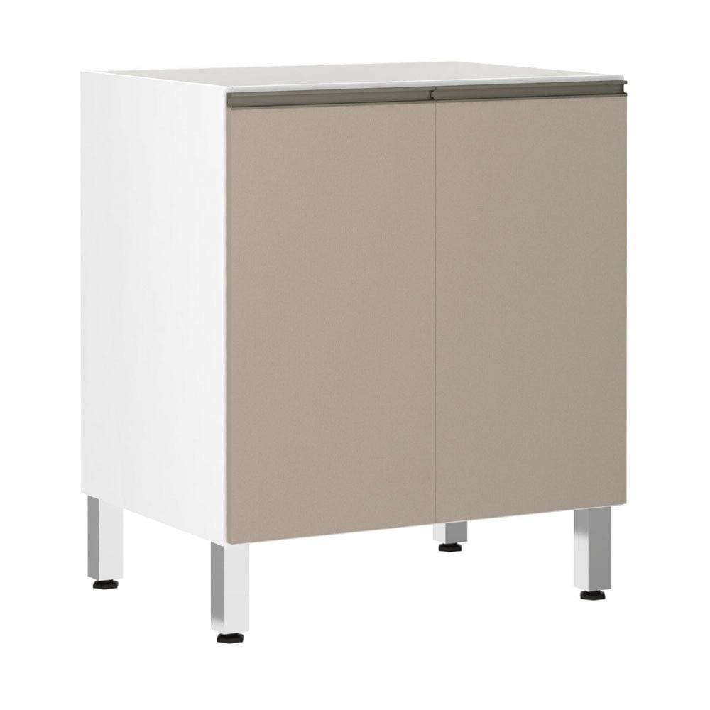 Balcão de Cozinha sem Tampo 70cm 2 Portas Pérola Luciane Móveis