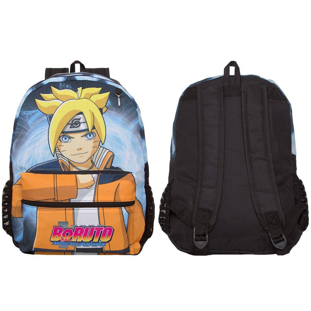 Mochila Escolar Infanto- Juvenil Naruto Uzumaki Anime Desenho em